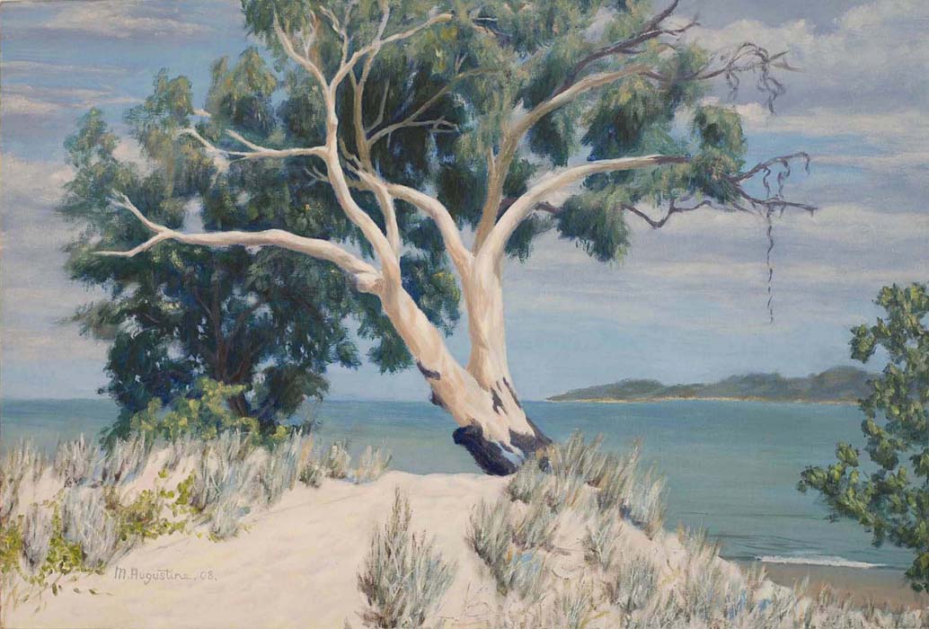 Beach gum 51x75cm Sold